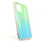 Стеклянный чехол Gradient case Samsung A31 aquamarine