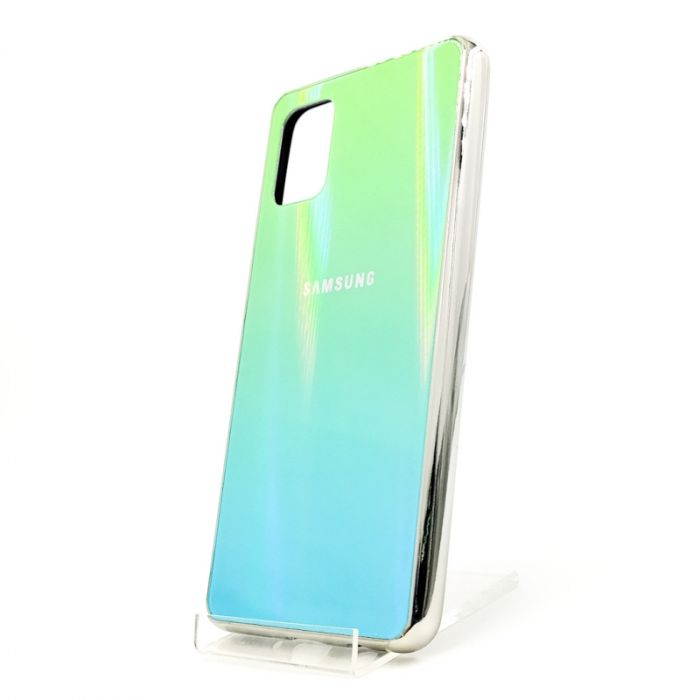 Стеклянный чехол Gradient case Samsung S10 Lite 2020 aquamarine