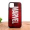 Стеклянный ударопрочный чехол с принтом Marvel для Iphone 11