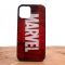 Стеклянный ударопрочный чехол с принтом Marvel для Iphone 12 (5.4)