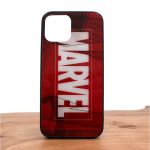 Стеклянный ударопрочный чехол с принтом Marvel для Iphone 12 (6.1)