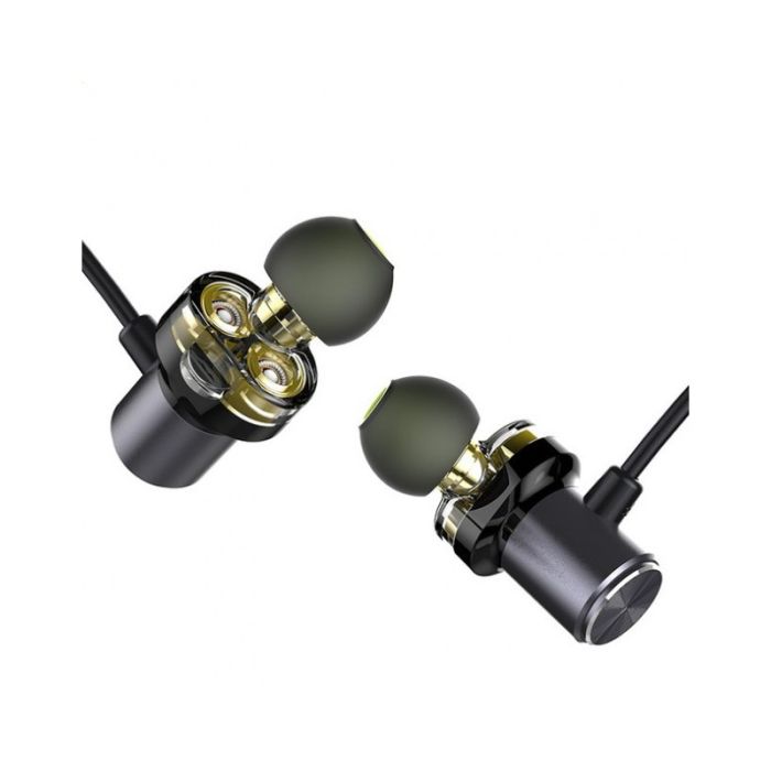 Стерео Bluetooth наушники AWEI X650BL Dual Dynamic + Magnetic Gold (Золотой)