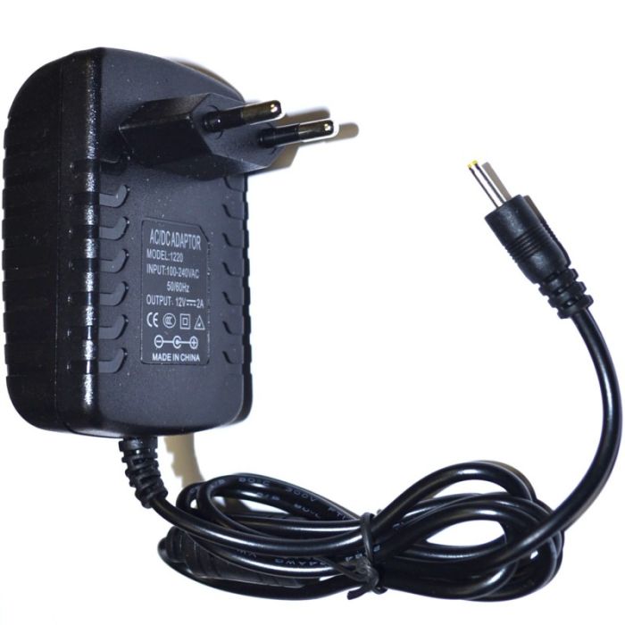 СЗУ 12V/2A (0.7 мм) 1 м
