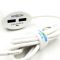 Сетевое зарядное устройство для iPhone Lightning + 2USB 2.4A MOXOM