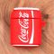 Ударопрочный силиконовый чехол для Apple AirPods Coca-Cola