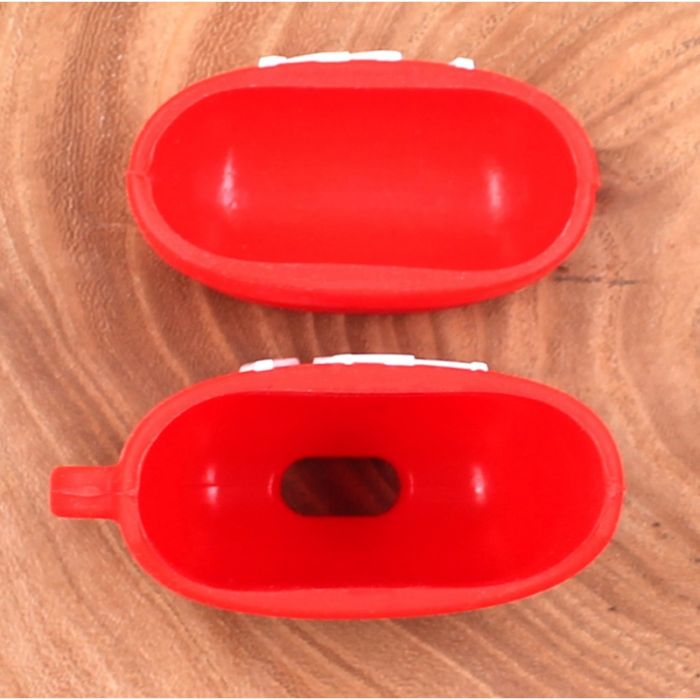 Ударопрочный силиконовый чехол для Apple AirPods Coca-Cola