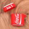 Ударопрочный силиконовый чехол для Apple AirPods Coca-Cola