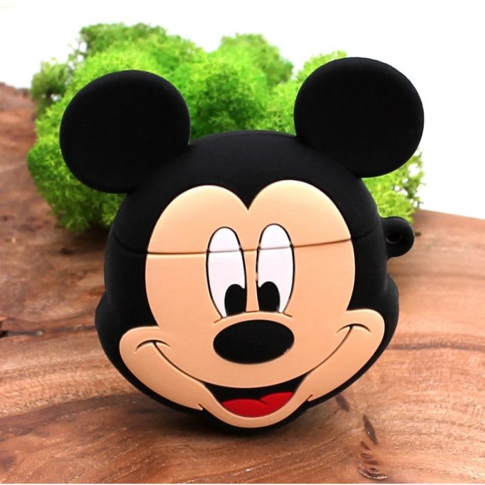 Ударопрочный силиконовый чехол для Apple AirPods Mickey Mouse