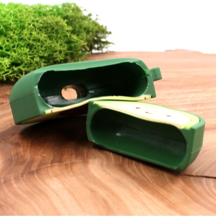 Ударопрочный силиконовый чехол для Apple AirPods Pro Rubber Avocado