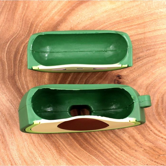Ударопрочный силиконовый чехол для Apple AirPods Pro Rubber Avocado