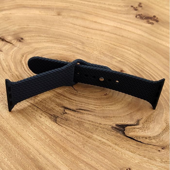 Универсальный силиконовый ремешок для Apple Watch Braided Gray 42/44mm