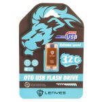 Двусторонняя флешка USB + Micro USB  Lenyes 32GB