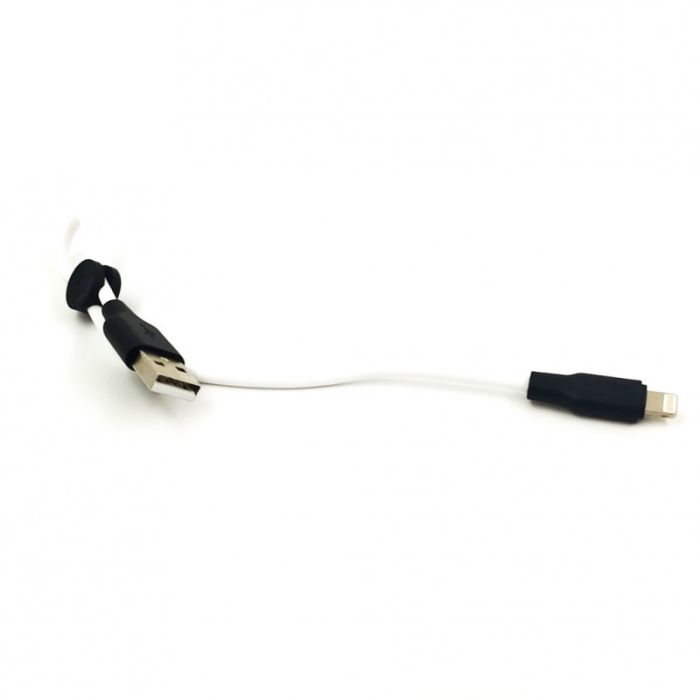 Сверхпрочный силиконовый USB кабель HOCO X21 Lightning White 0.25m