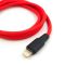 Сверхпрочный силиконовый USB кабель HOCO X21 Lightning Red