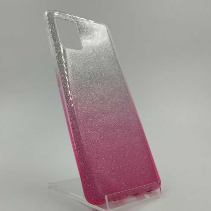 Силиконовый чехол с блёстками VAJA SAMSUNG A51 Pink