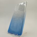Силиконовый чехол с блёстками VAJA SAMSUNG A71 Blue