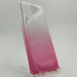 Силиконовый чехол с блёстками VAJA SAMSUNG A71 Pink
