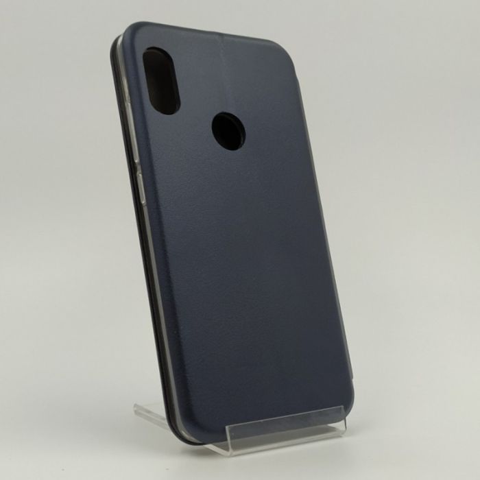 Кожаный противоударный чехол-книжка Nillkin XIAOMI REDMI NOTE5 PRO Navy Storm