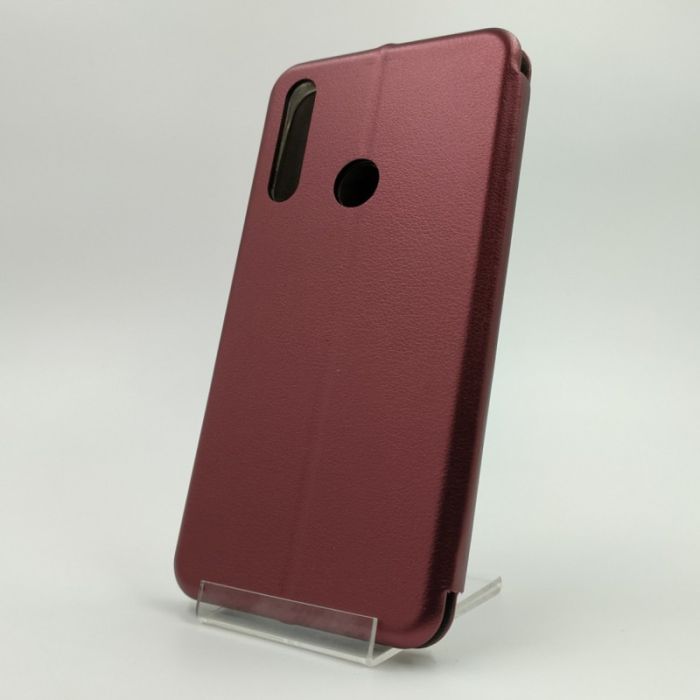 Кожаный противоударный чехол-книжка Wing  HUAWEI P SMART Z/Honor 9x RUBY