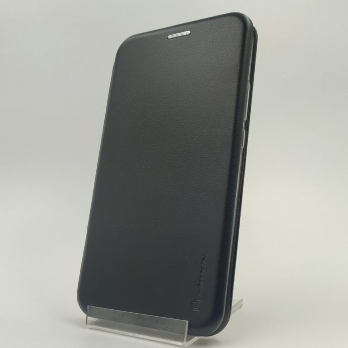 Кожаный противоударный чехол-книжка Nillkin HUAWEI Y5 2019/Honor 8s BLACK
