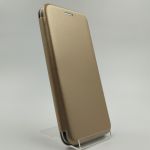 Кожаный противоударный чехол-книжка Wing Samsung A50/A30s GOLD