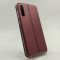 Кожаный противоударный чехол-книжка Wing Samsung A50/A30s RUBY