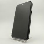 Кожаный противоударный чехол-книжка Wing Samsung M30S Black