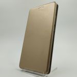 Кожаный противоударный чехол-книжка Hoco Xiaomi Redmi Note8t Gold