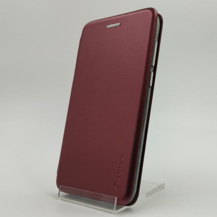 Кожаный противоударный чехол-книжка Nillkin   Xiaomi Redmi7A Ruby