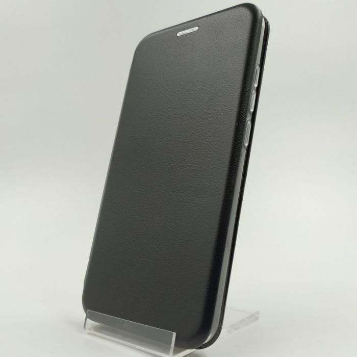 Кожаный противоударный чехол-книжка Wing Xiaomi Redmi8A Black