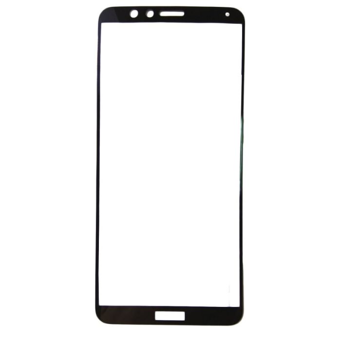 Защитное стекло 2.5D GLASS HOCO Huawei Honor 7X Black (Черный) Перед