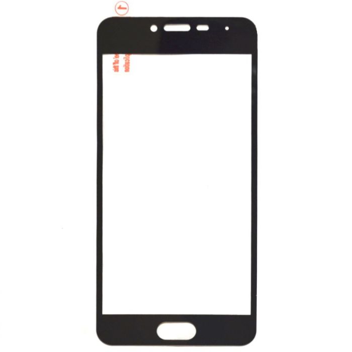 Защитное стекло 2D Glass Rock Front Meizu M3/M3s Black (Черный) Перед