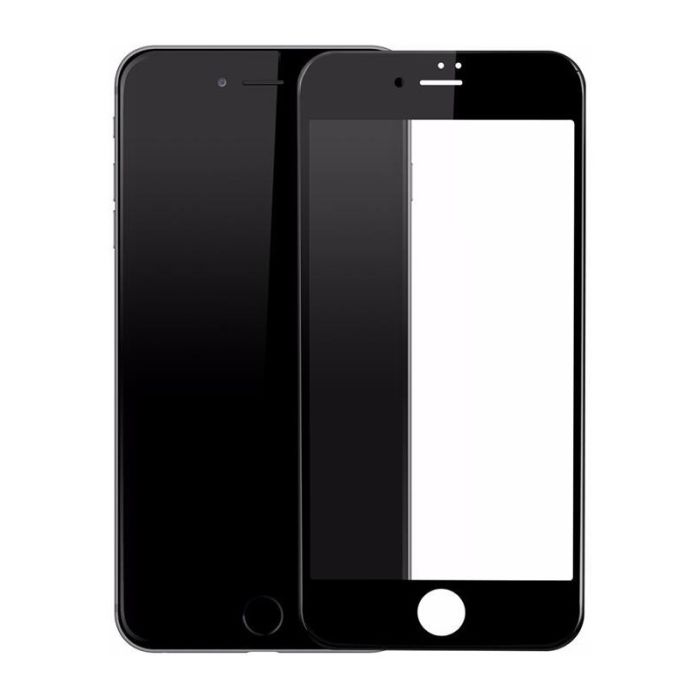 Защитное стекло 3D Glass Rock iPhone 6/6S Black (Черный) Перед