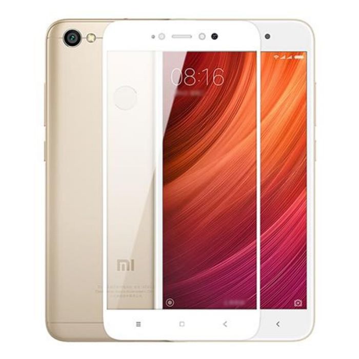 Защитное стекло Full Glue Glass Xiaomi Redmi Note 5A White (Белый)